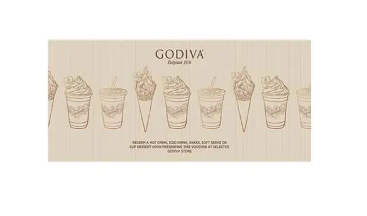 GODIVA 軟雪糕及飲品禮券