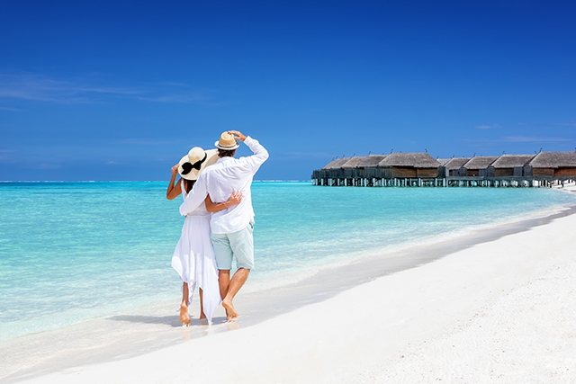 ⾺爾代夫度蜜月
