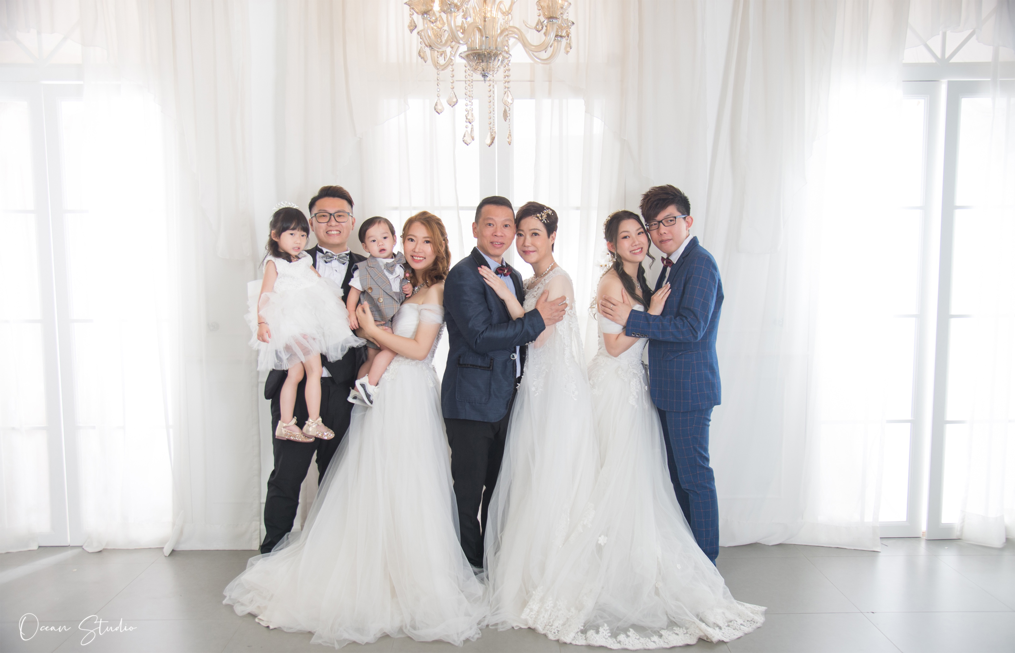 （Ocean Wedding 室內影樓攝影作）